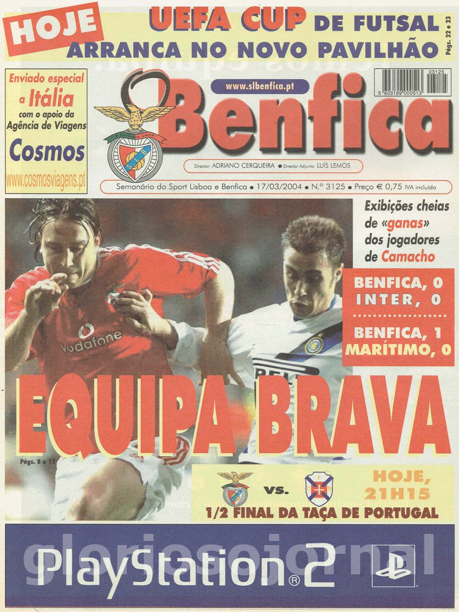 jornal o benfica 3125 2004-03-17